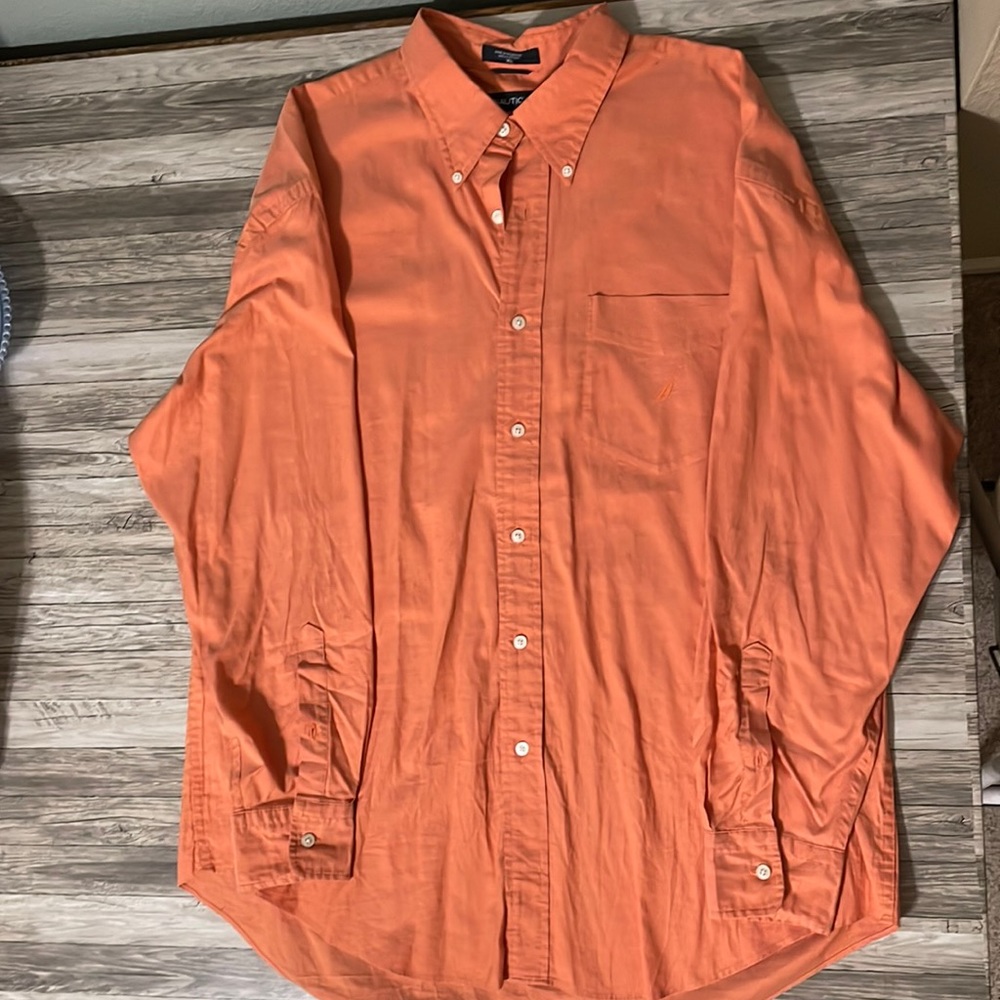 Nautical XL Mens Button Down Shirt